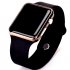 LED Square Casual Digital Watch with Rubber Band Sports Wrist Watches for Man Woman  colors optional  2 