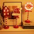 LED Stop Sign Christmas Garden Light Energy Saving Battery Powered Decorative Light For Yard Patio Garden Pathway Porch Decor House STOP