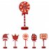 LED Stop Sign Christmas Garden Light Energy Saving Battery Powered Decorative Light For Yard Patio Garden Pathway Porch Decor House STOP