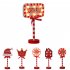 LED Stop Sign Christmas Garden Light Energy Saving Battery Powered Decorative Light For Yard Patio Garden Pathway Porch Decor House STOP