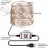 LED String Lights 2700K 25lm Adjustable Brightness Speed APP Control Fairy Lights For Christmas Party Wedding Decoration 15 meters 150 lights