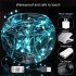 LED String Lights 2700K 25lm Adjustable Brightness Speed APP Control Fairy Lights For Christmas Party Wedding Decoration 20 meters 200 lights