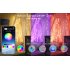 LED String Lights 2700K 25lm Adjustable Brightness Speed APP Control Fairy Lights For Christmas Party Wedding Decoration 20 meters 200 lights