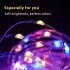 LED String Lights 2700K 25lm Adjustable Brightness Speed APP Control Fairy Lights For Christmas Party Wedding Decoration 20 meters 200 lights