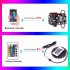 LED Strip Lights 5050 RGB Tape Flexible Color Changing Light Strip Kit With 24 Keys Remote Controller RGB LED Tape For Bedroom Boat Car TV Backlighting Holidays