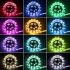 LED Strip Lights 5050 RGB Tape Flexible Color Changing Light Strip Kit With 24 Keys Remote Controller RGB LED Tape For Bedroom Boat Car TV Backlighting Holidays