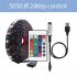 LED Strip Lights 5050 RGB Tape Flexible Color Changing Light Strip Kit With 24 Keys Remote Controller RGB LED Tape For Bedroom Boat Car TV Backlighting Holidays