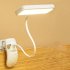 LED Table Lamp With Clip 3 Color Temperatures Dimmable Eye Protection Adjustable Touch Sensor Desk Lights Study Lamp  35 x 15 5cm  White