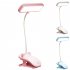 LED Table Lamp With Clip 3 Color Temperatures Dimmable Eye Protection Adjustable Touch Sensor Desk Lights Study Lamp  35 x 15 5cm  White