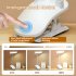LED Table Lamp With Clip 3 Color Temperatures Dimmable Eye Protection Adjustable Touch Sensor Desk Lights Study Lamp  35 x 15 5cm  White
