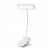LED Table Lamp With Clip 3 Color Temperatures Dimmable Eye Protection Adjustable Touch Sensor Desk Lights Study Lamp  35 x 15 5cm  White