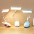 LED Table Lamp With Clip 3 Color Temperatures Dimmable Eye Protection Adjustable Touch Sensor Desk Lights Study Lamp  35 x 15 5cm  White