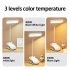 LED Table Lamp With Clip 3 Color Temperatures Dimmable Eye Protection Adjustable Touch Sensor Desk Lights Study Lamp  35 x 15 5cm  White
