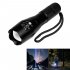 LED Telescopic Focusing Flashlight 5 Modes Strong Light Hand Flashlight  T6 high end version