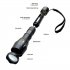 LED Telescopic Focusing Flashlight 5 Modes Strong Light Hand Flashlight  T6 high end version