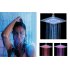 LED Temperature Sensor Shower Head  which is 8 Inch in diameter  plus the LED supports RGB