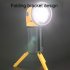 LED Torch Light Super Bright Rechargeable Flashlight Foldable Tripod High Power Portable Camping Flashlight Large