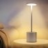 LED USB Rechargeable Table Light Stylish Night Light with 2 mode Eye Protect Lamp Gift  Golden shell warm light