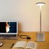 LED USB Rechargeable Table Light Stylish Night Light with 2 mode Eye Protect Lamp Gift  Golden shell warm light