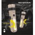 LED USB Rechargeable Multifunctional Flashlight Emergency Camping Torch White Red Light Beige Model 2043