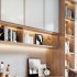 LED Under Cabinet Light Ultra Thin Super Bright Motion Sensor Closet Lights For Wardrobe Cabinet Cupboard  6 x 9mm  30CM warm light