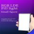 LED Video Light VELEDGE VLD 02 RGB Full color Special Effect Photography Light black