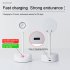 LED Wall Lamp 3 Color Modes Infinite Dimming Easy Installation Wall Mount Lighting Fixture For Bedroom Hotel White