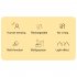 LED Wall Lamp 3 Color Modes Infinite Dimming Easy Installation Wall Mount Lighting Fixture For Bedroom Hotel White
