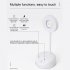 LED Wall Lamp 3 Color Modes Infinite Dimming Easy Installation Wall Mount Lighting Fixture For Bedroom Hotel White