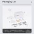 LED Wall Lamp 3 Color Modes Infinite Dimming Easy Installation Wall Mount Lighting Fixture For Bedroom Hotel White