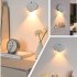 LED Wall Lamp 3 Color Modes Infinite Dimming Easy Installation Wall Mount Lighting Fixture For Bedroom Hotel White