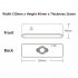 LED Wall Sconce 3W Cordless Wall Mount Light For Reading Rechargeable Battery Operated USB C Port Dimmable Cordless Light Bedroom Bedside Lamp Black Walnut