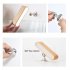 LED Wall Sconce 3W Cordless Wall Mount Light For Reading Rechargeable Battery Operated USB C Port Dimmable Cordless Light Bedroom Bedside Lamp Black Walnut