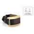LED Watch with scrolling Text Display  93 Red LEDs  Leather Strap and more   Be the life of the party with this cool LED Watch