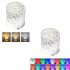 LED Water Ripple Night Light With Remote Control 16 Colors Available Touch Control Multifunctional Projection Lamp  85 x 85 x 95mm  Rechargeable RGB