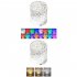 LED Water Ripple Night Light With Remote Control 16 Colors Available Touch Control Multifunctional Projection Lamp  85 x 85 x 95mm  Rechargeable RGB