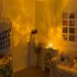 LED Water Ripple Night Light With Remote Control 16 Colors Available Touch Control Multifunctional Projection Lamp  85 x 85 x 95mm  Rechargeable RGB