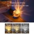 LED Water Ripple Night Light With Remote Control 16 Colors Available Touch Control Multifunctional Projection Lamp  85 x 85 x 95mm  Rechargeable RGB