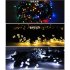 LED Waterproof 8 Functions Solar Powered String Light for Christmas Garden Landscape Decor 50 lights   color