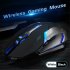 LED Wireless Optical Gaming Mouse Rechargeable X7 High Resolution Mouse white