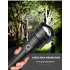 LED XHP90 Flashlight USB Rechargeable Camp Torch with Hammer for Outdoor with Input Output Electric Function Short 1490B