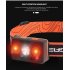 LED XPG 2 COB Induction Camping Headlight Motion Sensor USB Rechargeable Head Lamp Torch gray Model 2058A