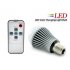 LED color changing light bulb with remote for use in any standard incandescent socket   The newest offering in our famous series of color changing LED lights   