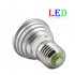 LED color changing light bulb with wireless remote for use in any standard incandescent socket