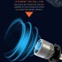 LED headlight bulbs suitable for H8  H9  and H11 car light interfaces  7200 Lumen and 200 meter beam distance lights up all that lays in front of you  