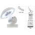 LED lamp and speaker combo with wireless bluetooth and Micro SD card MP3 music playback 