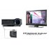 LED multimedia projector with sleek design and state of the art LED technology is your solution for large screen home entertainment 