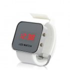 Mirror LED Watch with Rubber Strap Mirror LED Watch with Rubber Strap