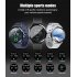 LEMFO H6Pro Smart Watch 1 28 Inch Round Color Full Screen Touch TFT HD IPS Smartwatch silver dial   silver steel band