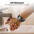 LEMFO H6Pro Smart Watch 1 28 Inch Round Color Full Screen Touch TFT HD IPS Smartwatch silver dial   silver steel band